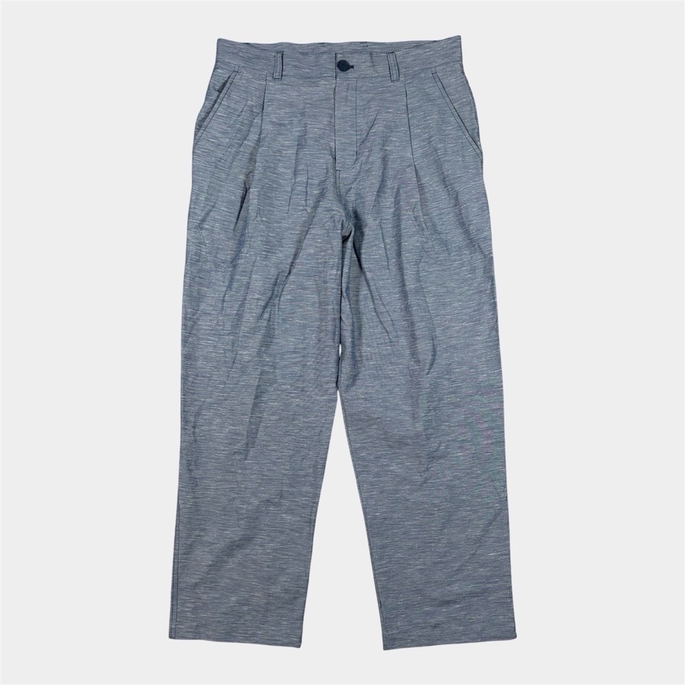 New Lululemon Lululinen Pleated Trouser Pants Men's Lightweight Sz 33x27 Blue